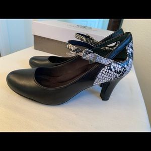 Black Giani Bernini Mary Jane High Heels